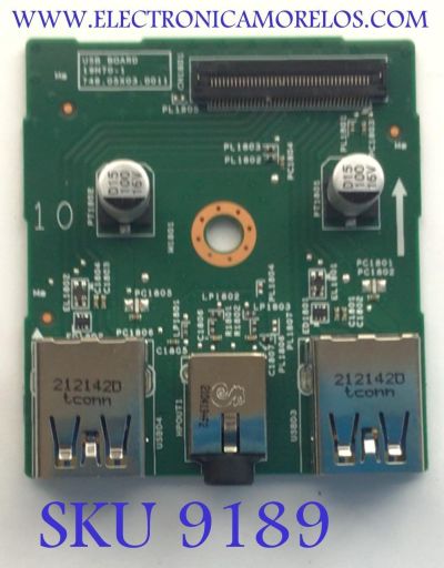 TARJETA INTERFACE USB DELL / NUMERO DE PARTE 19N70-1 / 748.05X03.0011 / NUMERO DE PANEL LM270WQA (SS)(A2) / MODELO S2721DGFT